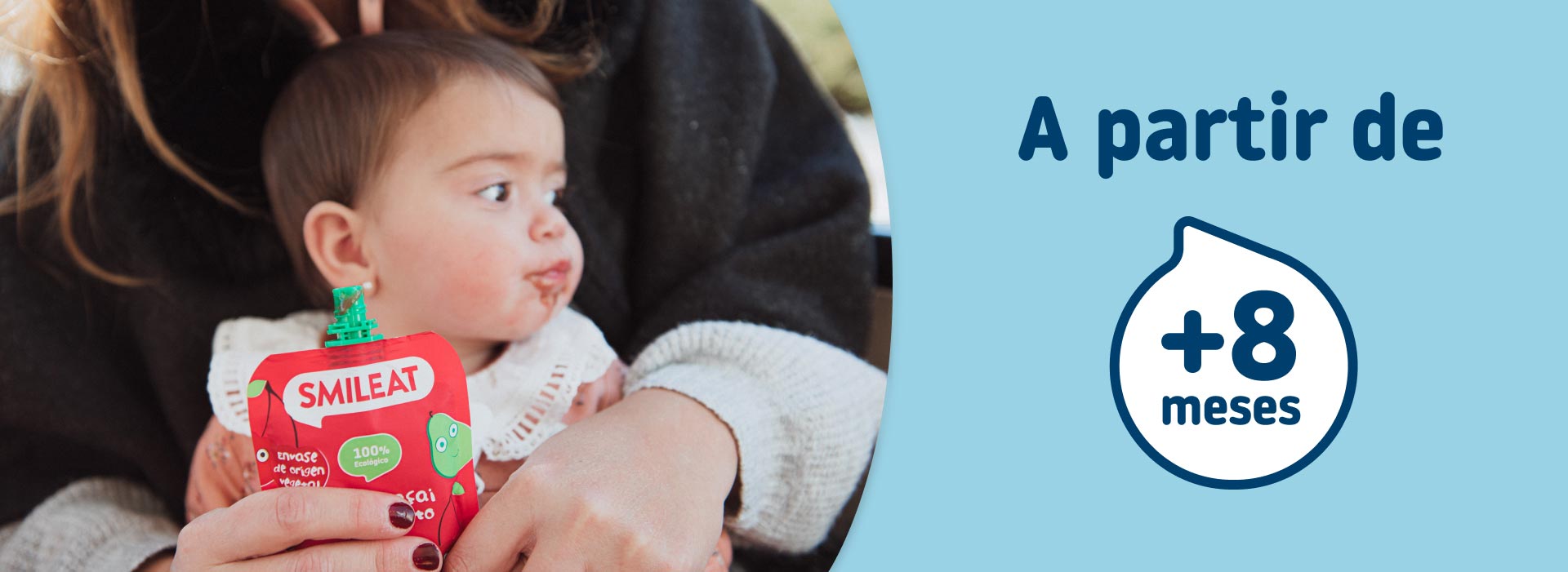 Alimentos orgánicos y ecológicos para bebés de meses