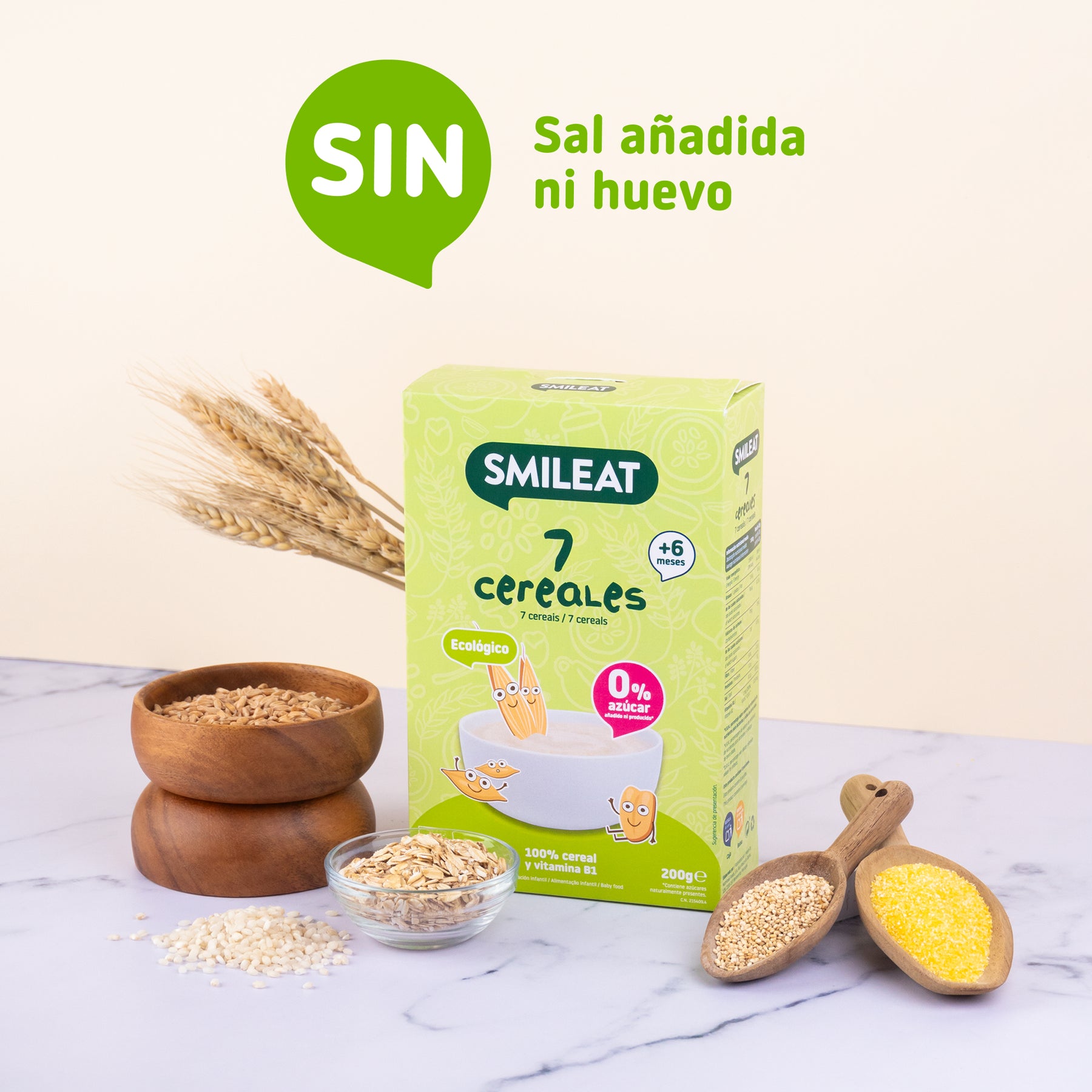 Papillas de cereales para bebé