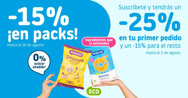 Suscrbete y tendrás un -25% en tu primer pedido