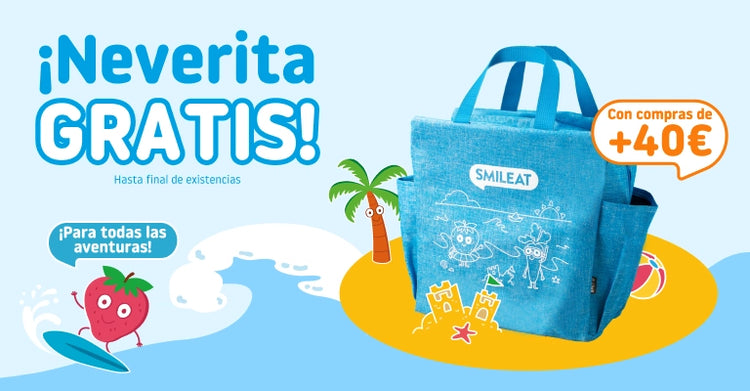Neverita Smileat gratis con pedidos de alimentación infantil superiores a 40€.