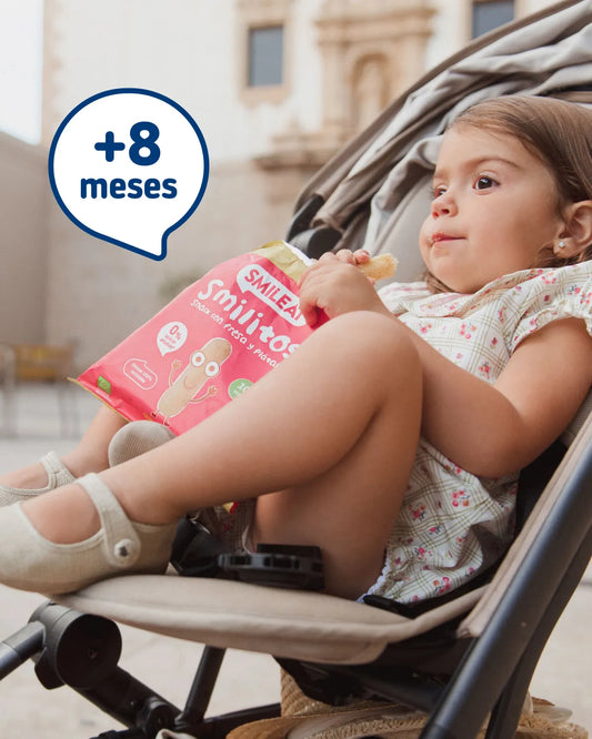 Smilitos de fresa y plátano