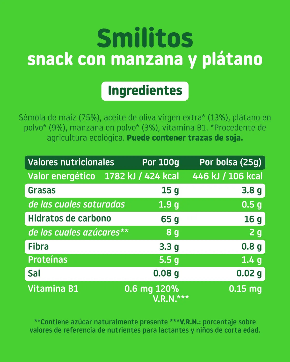Smilitos Apple and Banana Pack (8-pack)