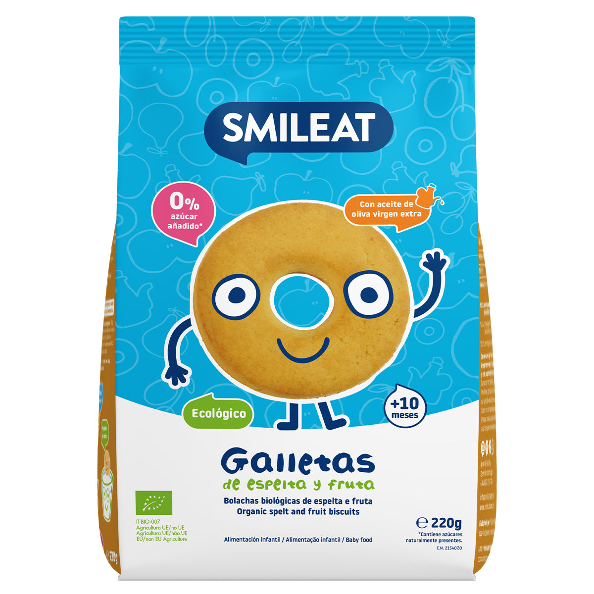 Galletas para bebe con fruta a partir de 10 meses