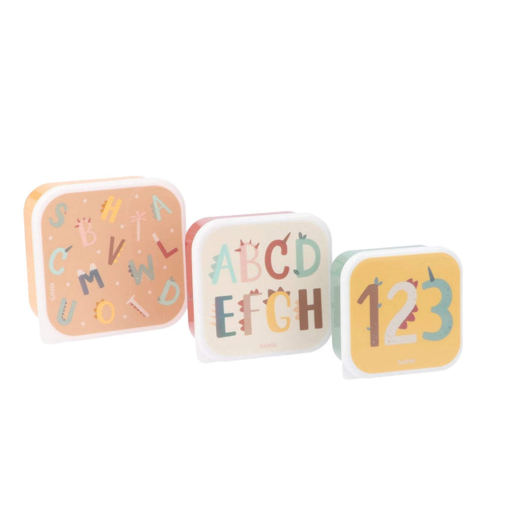 Set de 3 cajas de almuerzos para tu peque con la compra de alimentación infantil