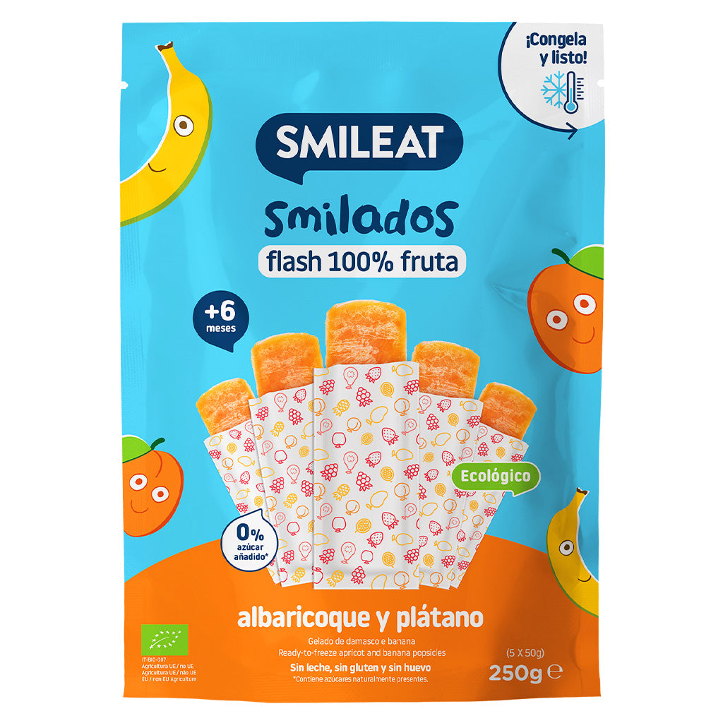 Smilados de albaricoque y platano