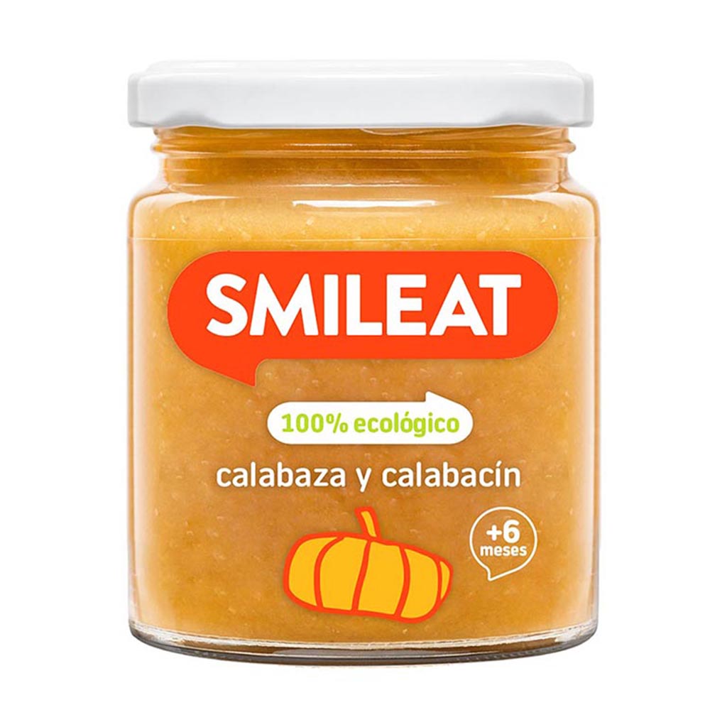 Tarrito de calabaza y calabacín