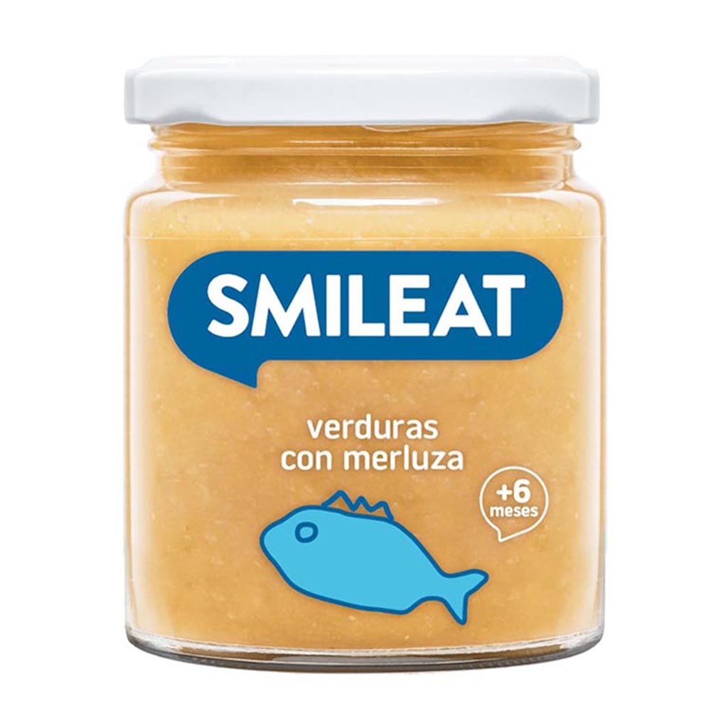 Tarrito de verduras con merluza
