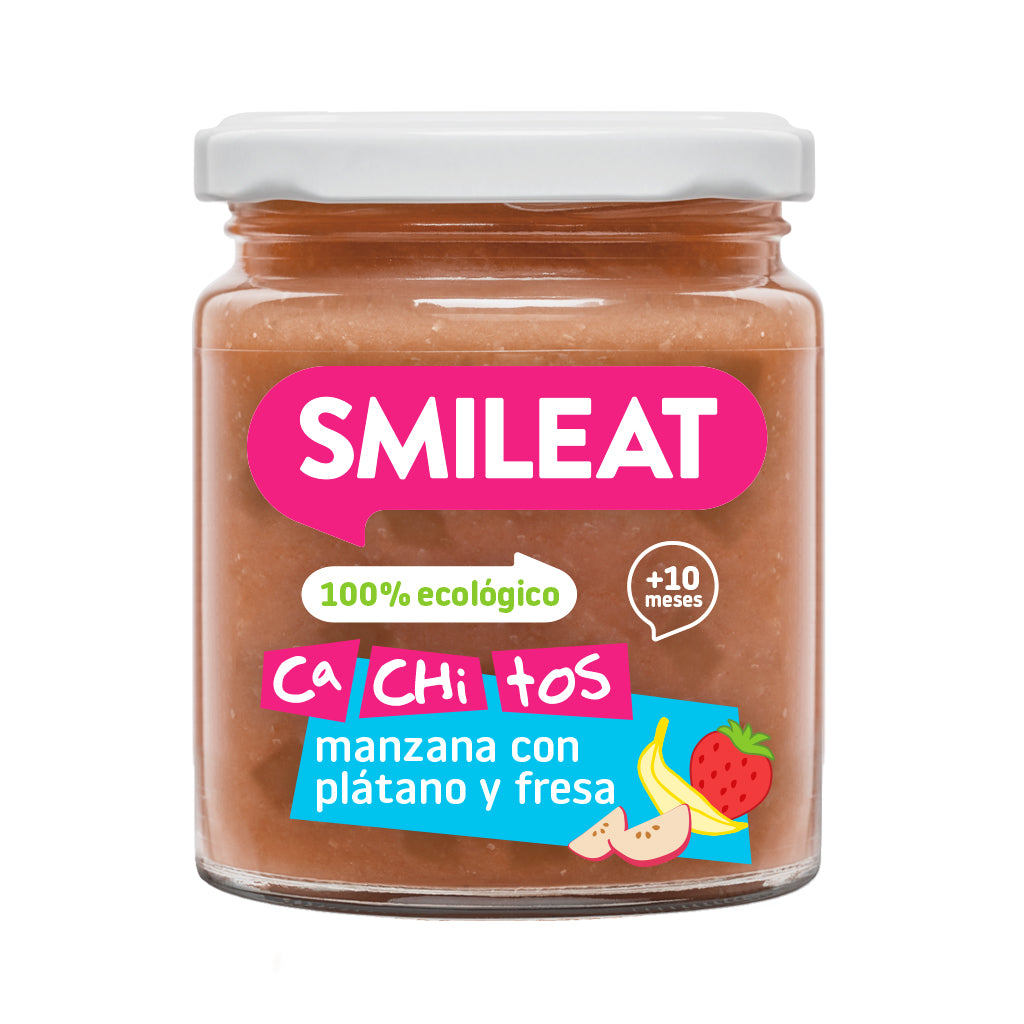 Tarrito de CA-CHI-TOS manzana con plátano y fresa
