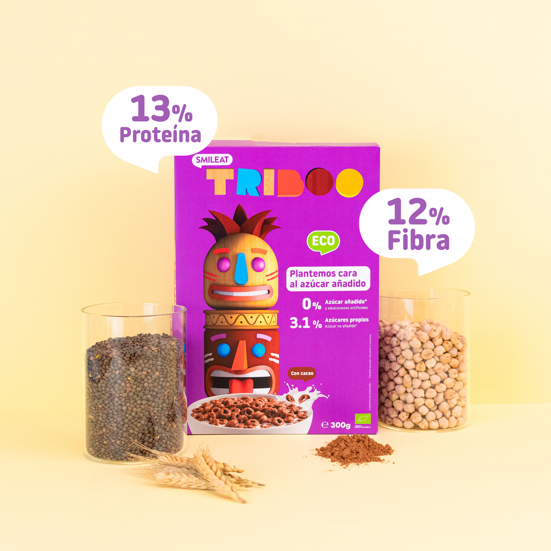 Cereales TRIBOO con cacao