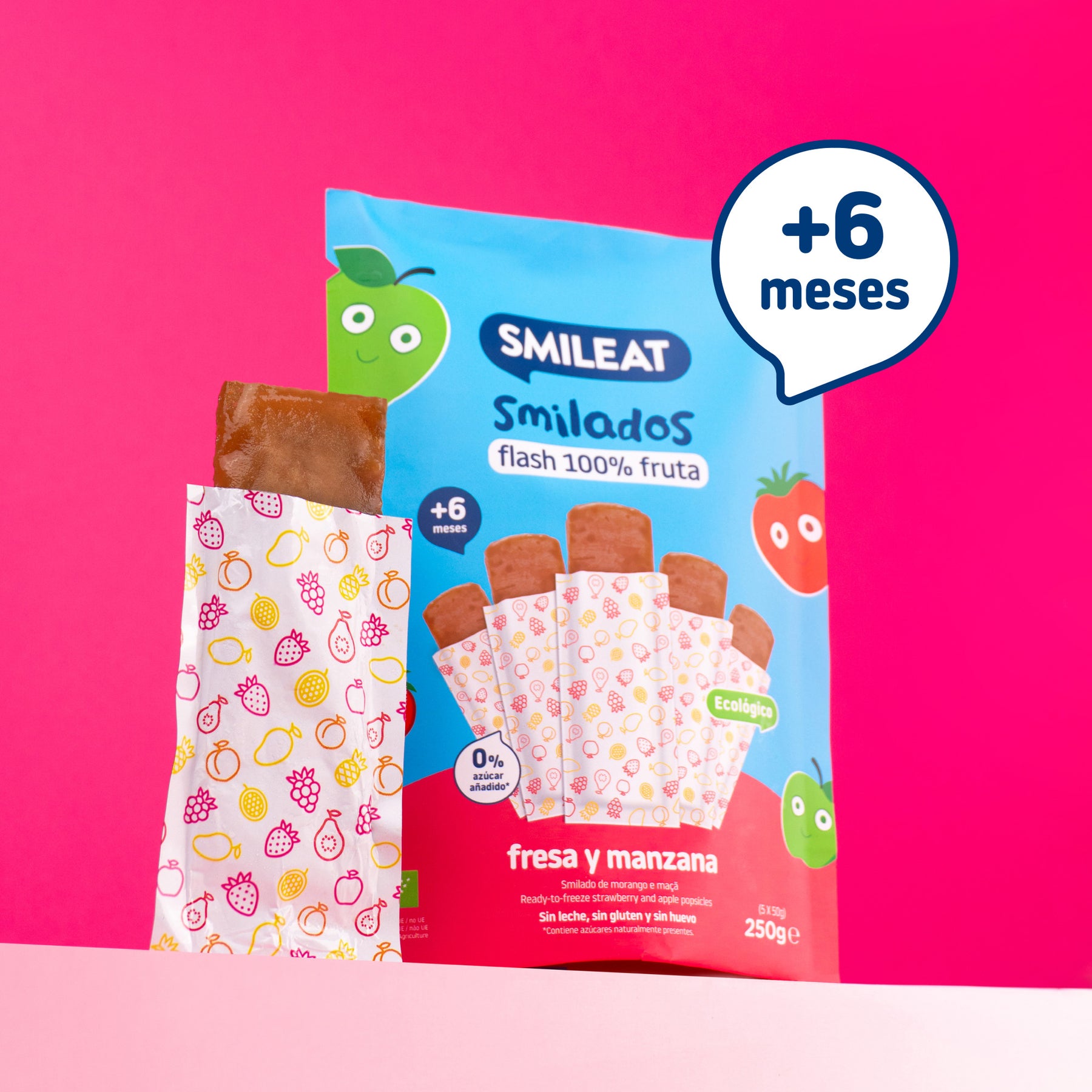 Ideal para combinar con los potitos de tu bebé: nuestro flash helado Smilado