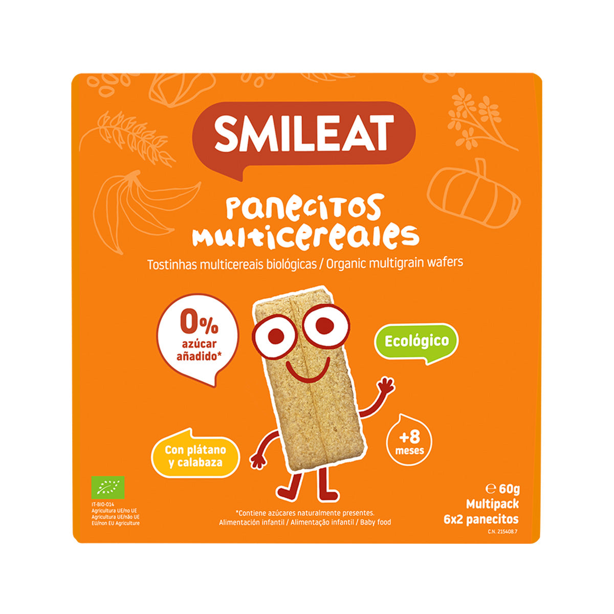 Panecitos multicereales smileat