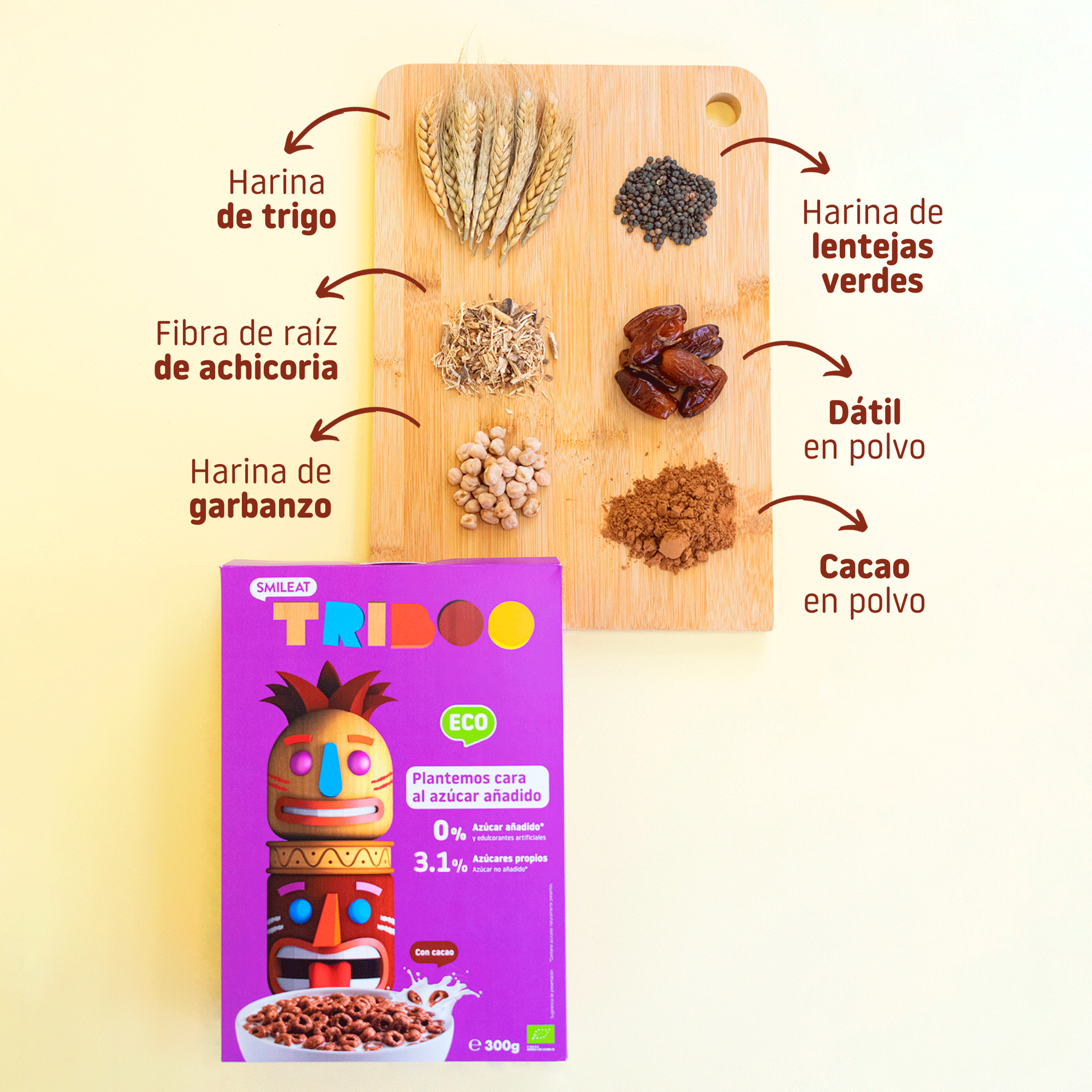 Cereales TRIBOO con cacao
