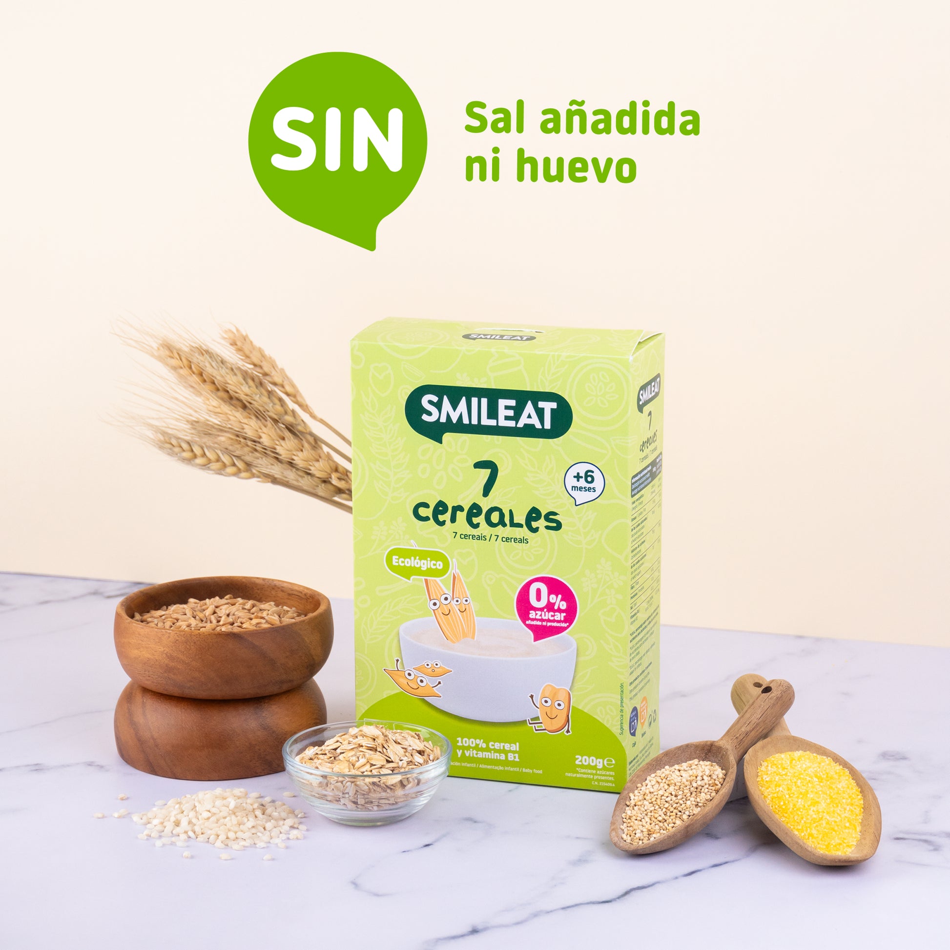 Papillas de cereales para bebé