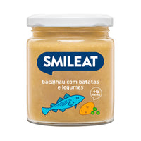 Boião de bacalhau com batatas e legumes