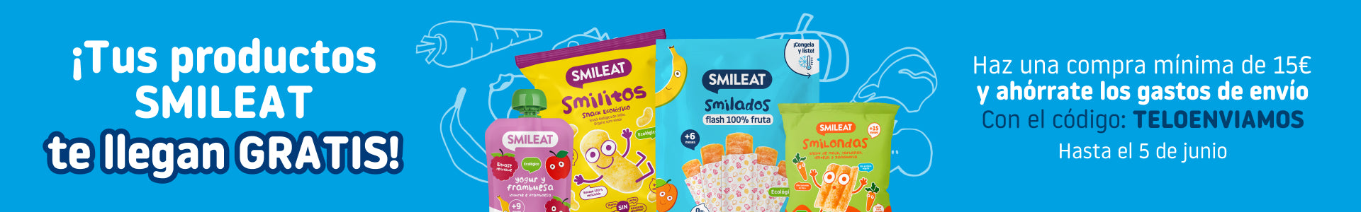 Envio gratis en compras superiores a 15