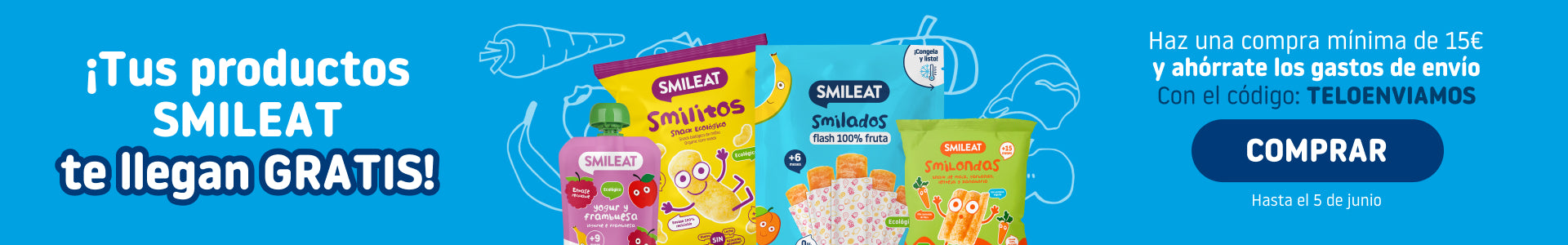 Por la compra superior a 15 euros envío gratis