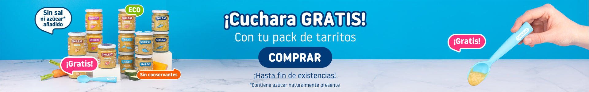 Cucharita de regalo hasta agotar existencias