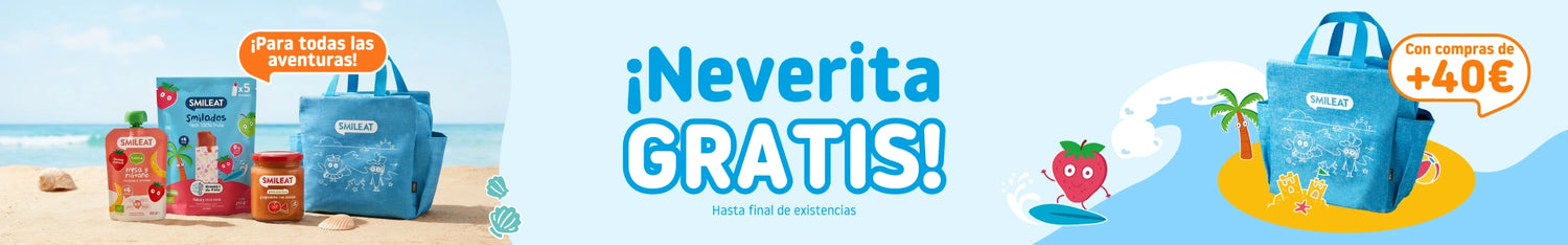 Neverita Smileat gratis con pedidos de alimentación infantil superiores a 40€.