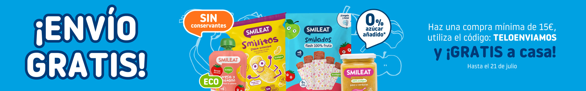Envio gratis en compras de +15€