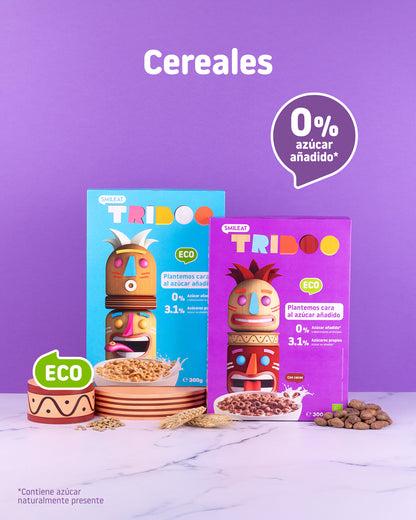 SMILEAT organic breakfast cereals, with no added sugar, natural flavor, and cocoa, for children who can handle solid foods