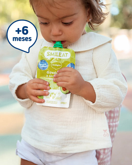 Pack Pouches aguacate y arándanos  X 10