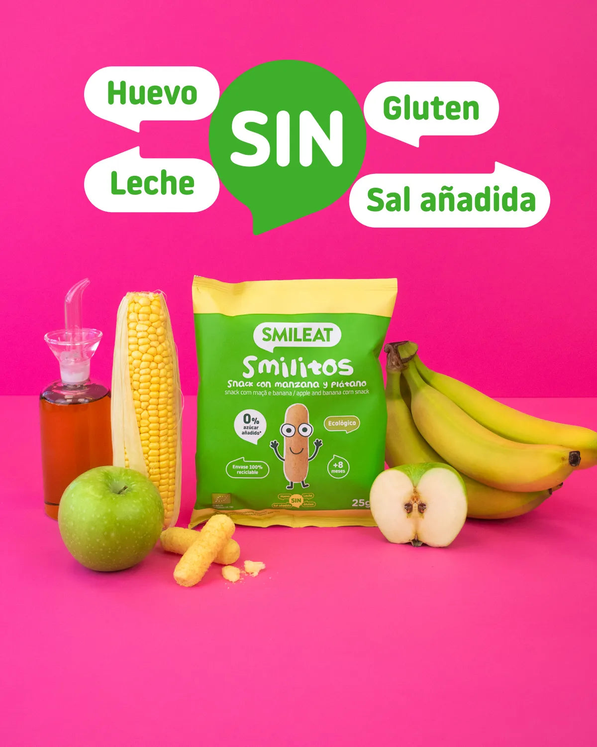 Smilitos Apple and Banana Pack (8-pack)