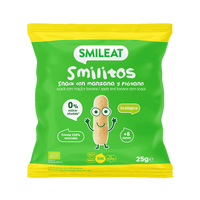 Smilitos de manzana y plátano