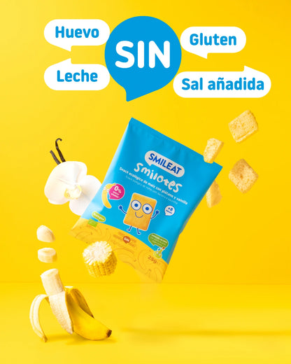 Snack ecológico para bebes sin huevo, sin gluten y sin sal añadida