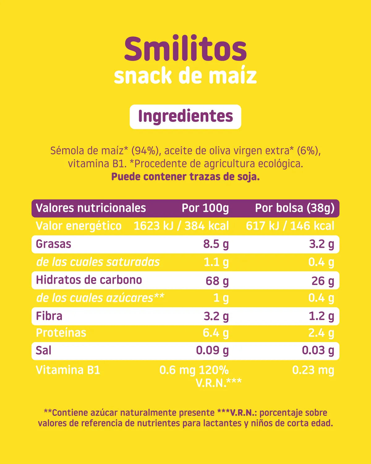 Smilitos de maíz