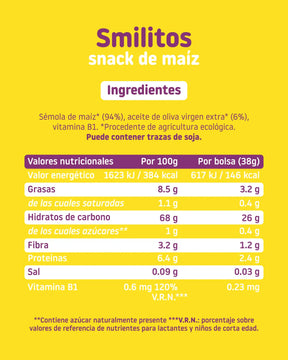 Smilitos de maíz