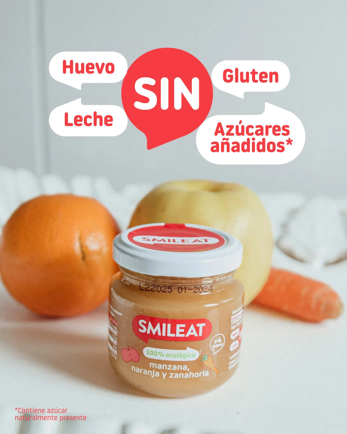 Apple, orange and carrot snacks