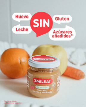 Apple, orange and carrot snacks