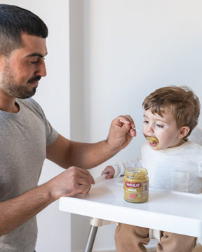 Tarrito ecológico Smileat de ternera con verduras con ingredientes reales para bebé y receta pensada para alimentación complementaria
