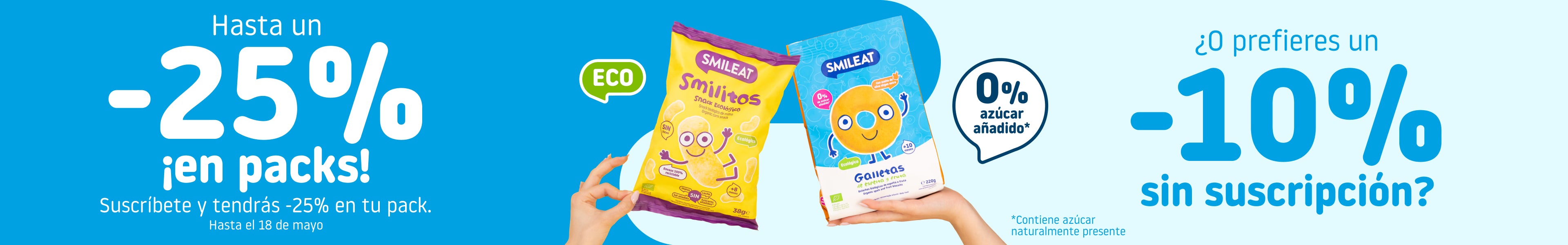 Hasta 25% de descuento en productos de alimentación infantil para bebes a partir de 6 meses