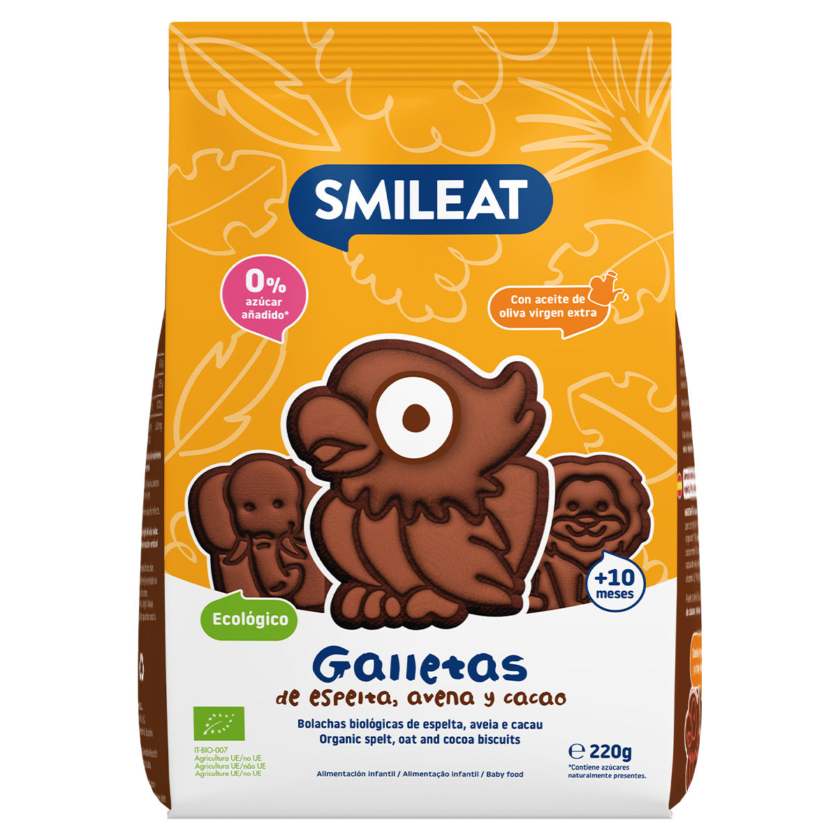 Baby cookies with oatmeal from 10 months old