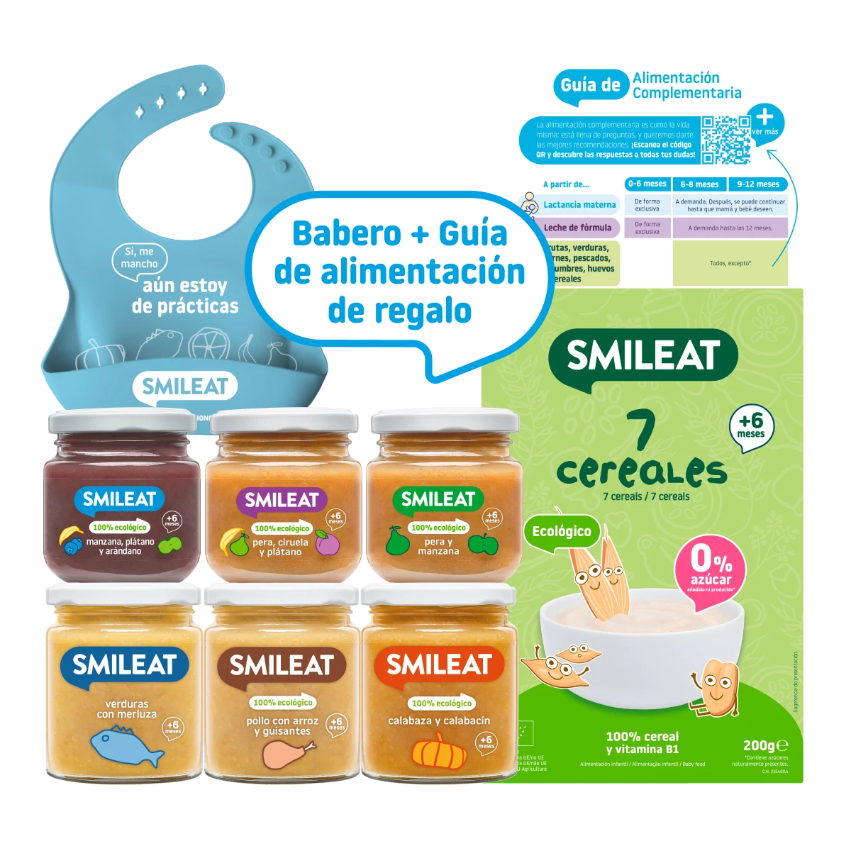 Kit para iniciar la alimentación complementaria  a partir de 6 meses