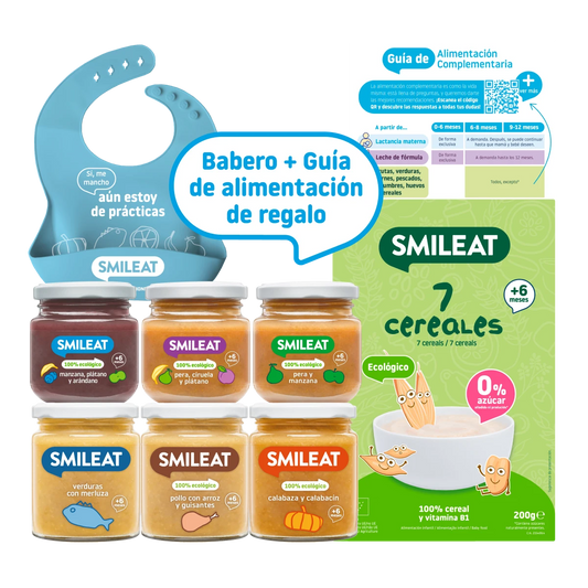 Kit para iniciar la alimentación complementaria  a partir de 6 meses