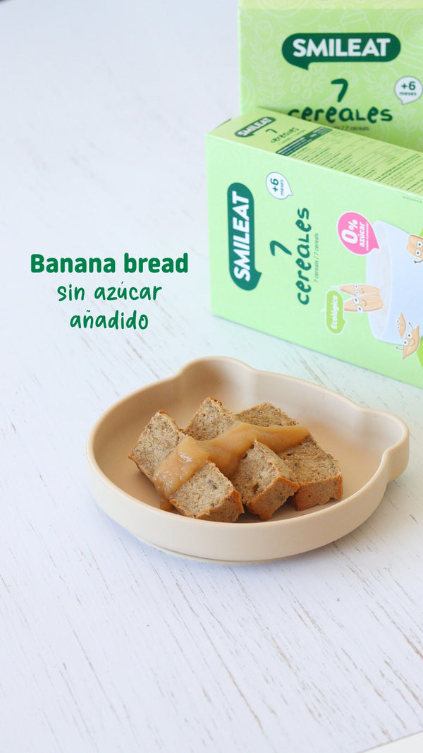 Receta banana bread sin azúcar añadido