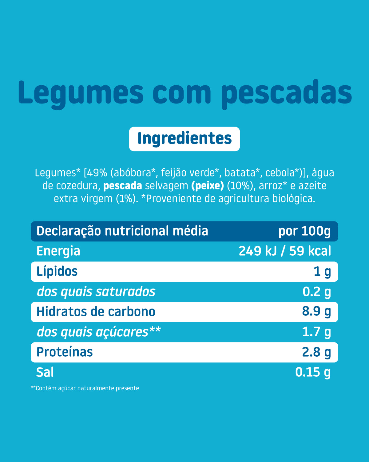 Boião de legumes com pescada Pescada com legumes versão deliciosa.