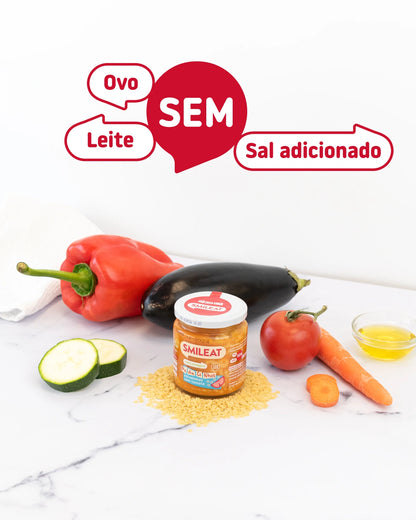 Boiões de PE-DA-CI-NHOS estrelinhas com tomate sem ovo, leite sal adicionado