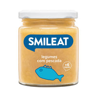 Boião de legumes com pescada