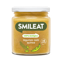 Boião de legumes com quinoa