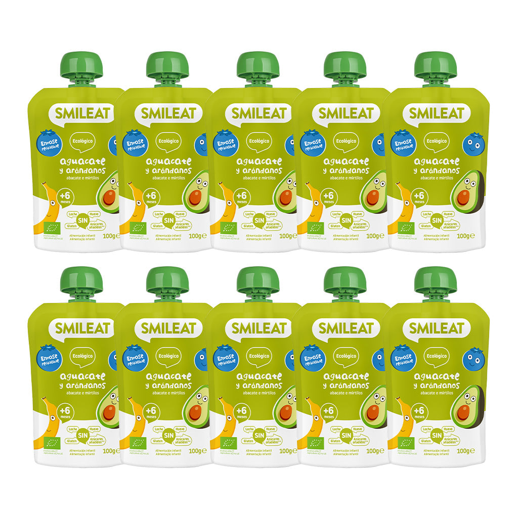 Pack of pouches 10 units smileat