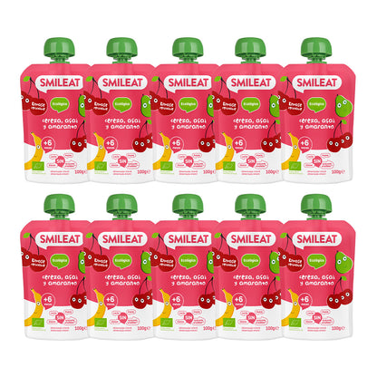 Cherry, Acai, and Amaranth Pouches (Pack of 10)