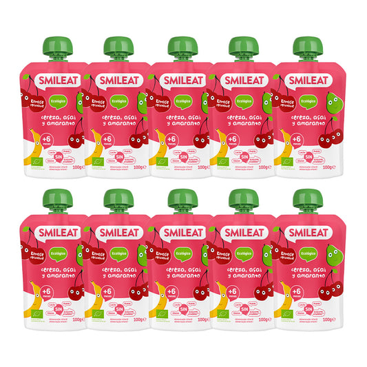 Cherry, Acai, and Amaranth Pouches (Pack of 10)