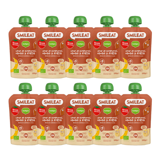 Pack of almond milk, cocoa, and strawberry (10-pack)
