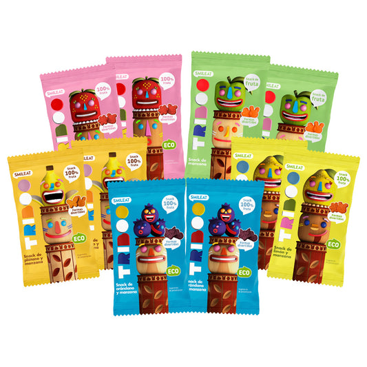 Sugar-free fruit snacks in 5 flavors to enjoy them all, better than a gummy bear.