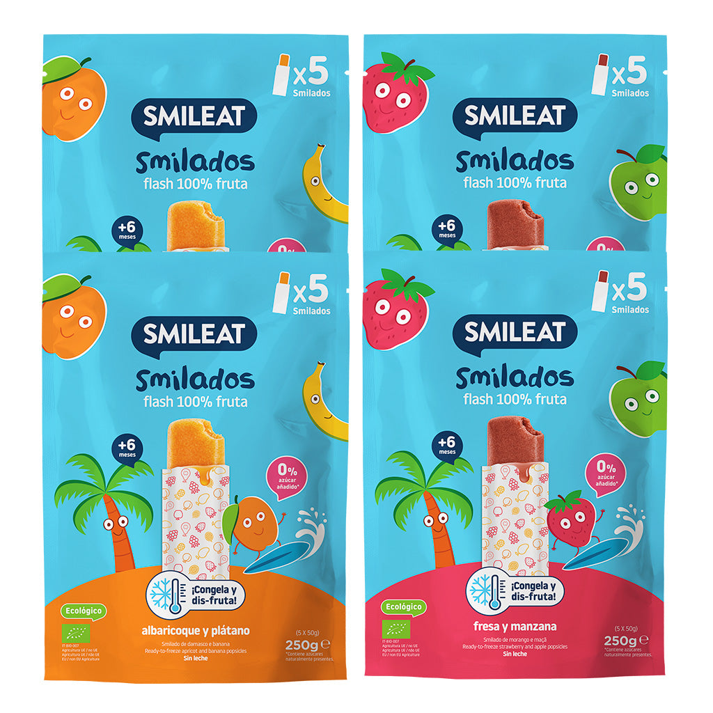 Helados de fruta 100% exológicos para bebes a partir de 6 meses