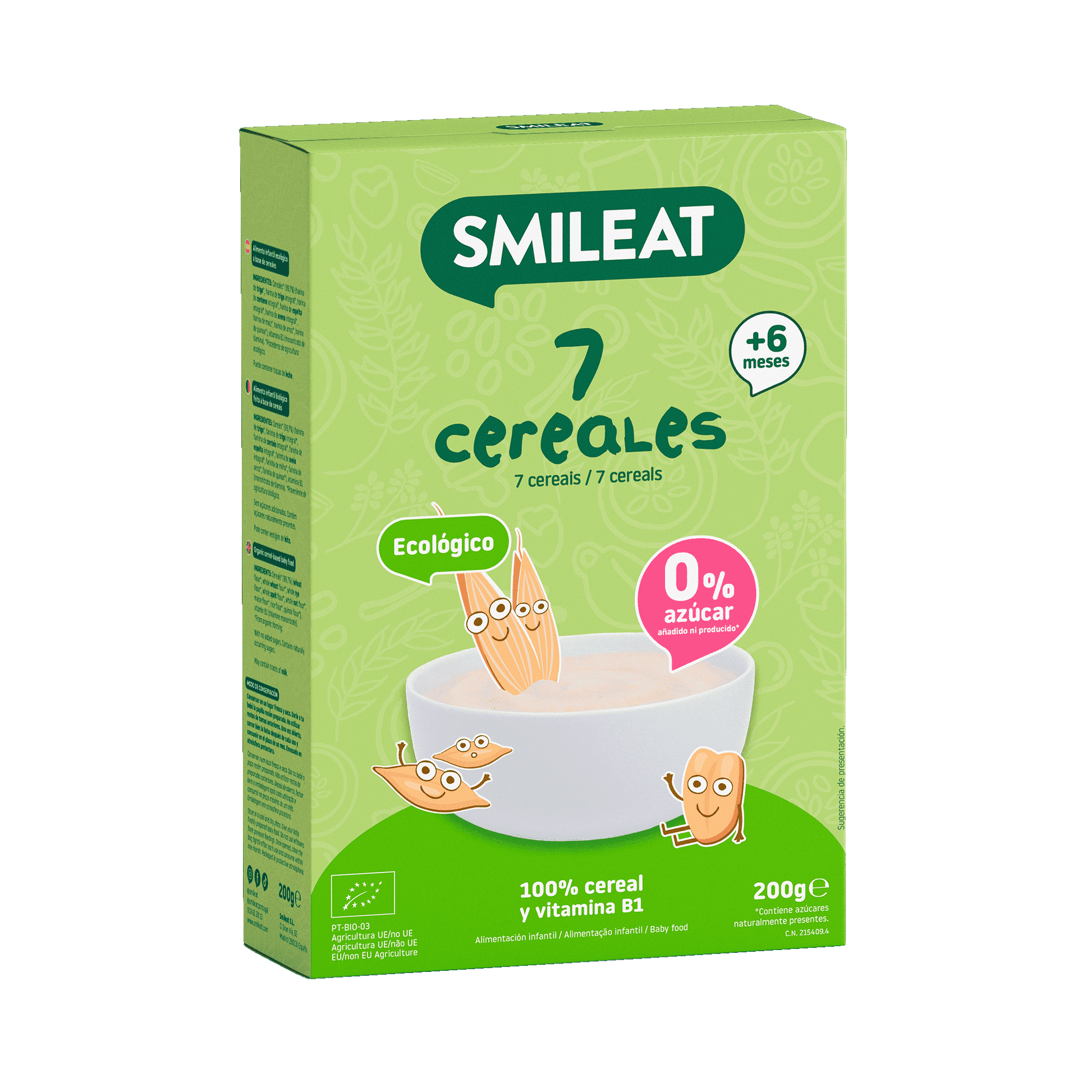 Organic 7-Grain Baby Cereal for Babies 6 Months and Older