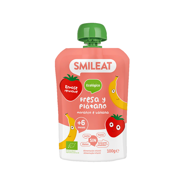 Bolsita de frutas para bebes a partir de 6 meses sin azúcares añadidos